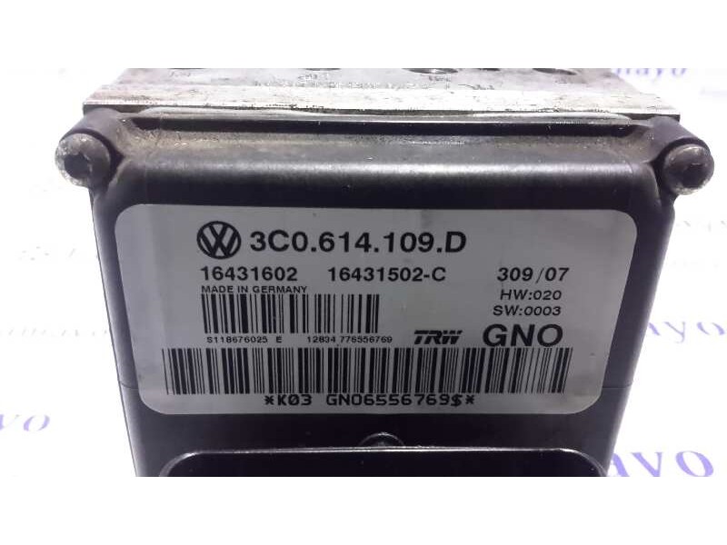 Recambio de abs para volkswagen passat variant (3c5) 2.0 tdi referencia OEM IAM 3C0614109D 16431602 16431502C