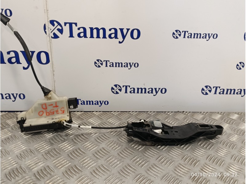 Recambio de cerradura puerta trasera derecha para peugeot 2008 (--.2013) 1.2 12v e-thp referencia OEM IAM 9812501180  