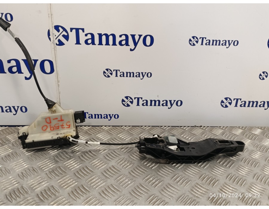 Recambio de cerradura puerta trasera derecha para peugeot 2008 (--.2013) 1.2 12v e-thp referencia OEM IAM 9812501180  