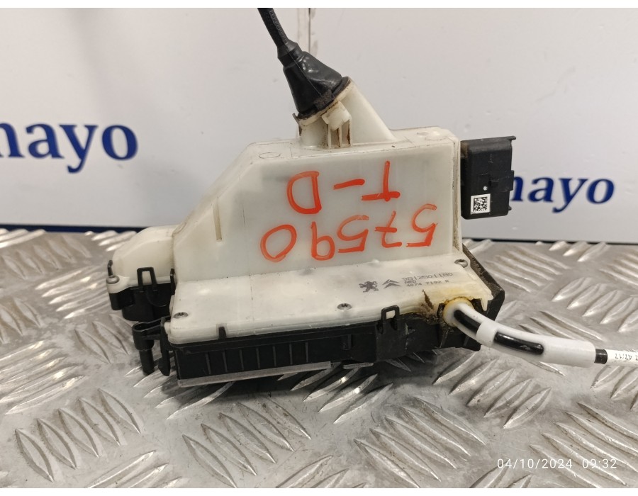 Recambio de cerradura puerta trasera derecha para peugeot 2008 (--.2013) 1.2 12v e-thp referencia OEM IAM 9812501180  