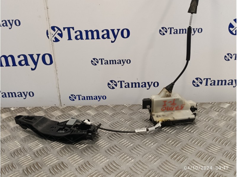 Recambio de cerradura puerta trasera izquierda para peugeot 2008 (--.2013) 1.2 12v e-thp referencia OEM IAM 9812501280  