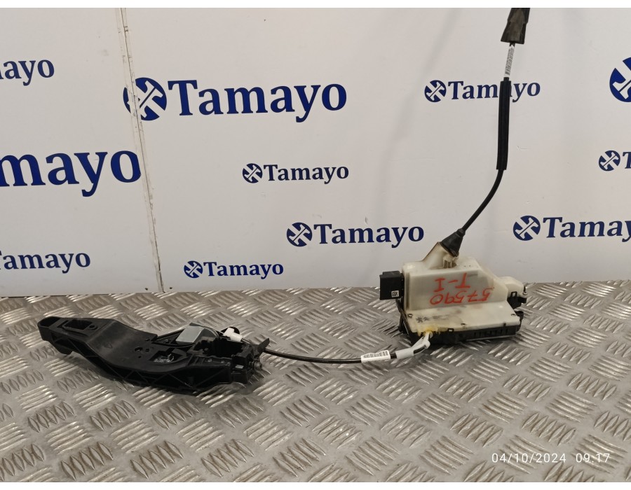 Recambio de cerradura puerta trasera izquierda para peugeot 2008 (--.2013) 1.2 12v e-thp referencia OEM IAM 9812501280  