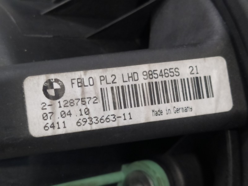 Recambio de motor calefaccion para bmw x1 (e84) xdrive 23d referencia OEM IAM 985465S  693366311