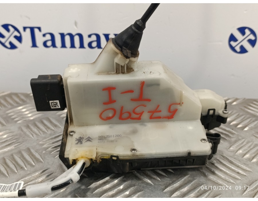 Recambio de cerradura puerta trasera izquierda para peugeot 2008 (--.2013) 1.2 12v e-thp referencia OEM IAM 9812501280  