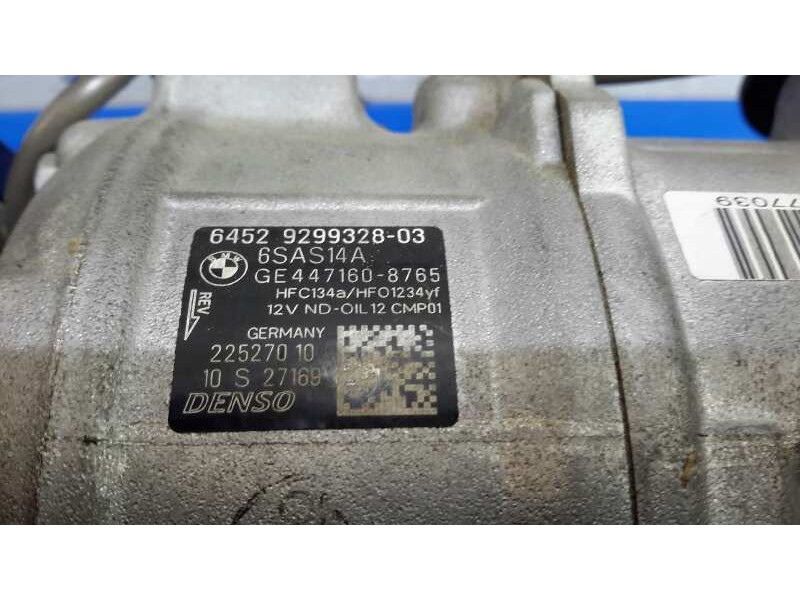 Recambio de compresor aire acondicionado para bmw serie 3 lim. (f30) 318d referencia OEM IAM 64529299328 22527010 4471608765
