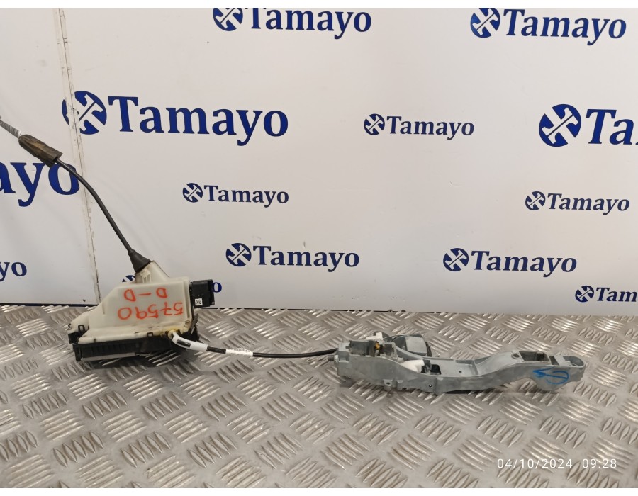 Recambio de cerradura puerta delantera derecha para peugeot 2008 (--.2013) 1.2 12v e-thp referencia OEM IAM 9812500780  