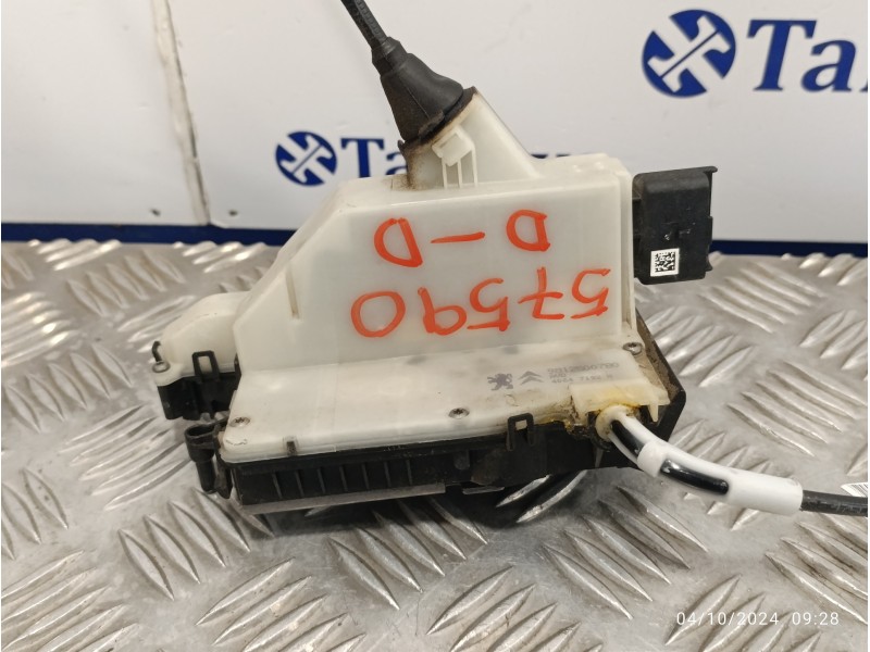 Recambio de cerradura puerta delantera derecha para peugeot 2008 (--.2013) 1.2 12v e-thp referencia OEM IAM 9812500780  