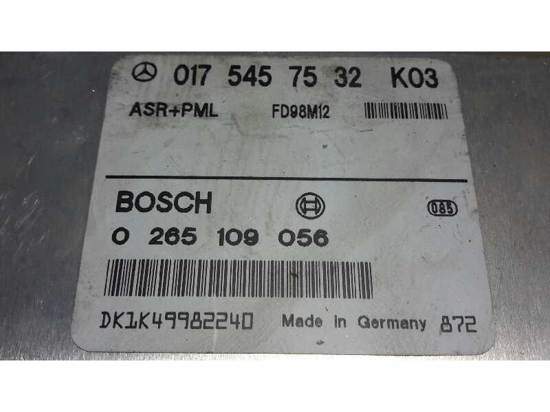 Recambio de centralita asr para mercedes-benz clase e (w210) berlina 230 (210.037) referencia OEM IAM 0265109056  0175457532K03