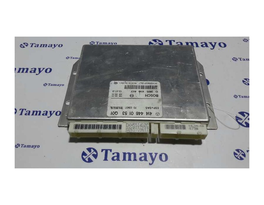 Recambio de centralita esp para mercedes-benz vaneo (w414) furgoneta compacta 1.6 cat referencia OEM IAM 0265109617  4144460153Q