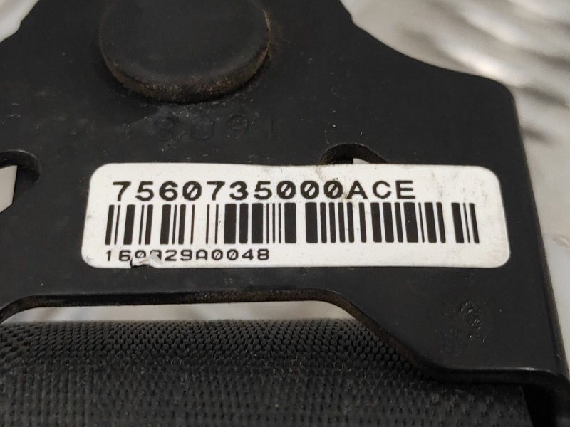 Recambio de cinturon seguridad trasero derecho para ssangyong tivoli premium 4x2 referencia OEM IAM 7560735000ACE  