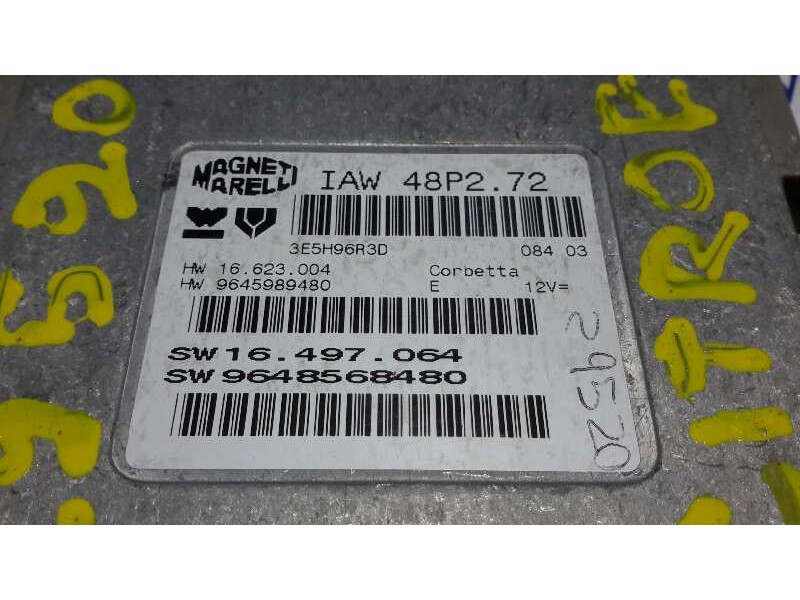 Recambio de centralita motor uce para citroën c3 1.1 referencia OEM IAM HW9645989480 SW9648568480 