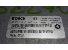 Recambio de centralita motor uce para chrysler jeep gr.cherokee (wj/wg) 3.1 td cat referencia OEM IAM 0281010140 28SA4005 P56041 2