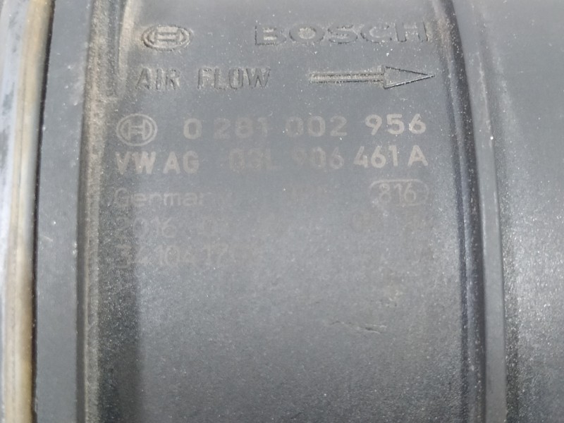 Recambio de caudalimetro para seat leon sc (5f5) 2.0 tdi referencia OEM IAM 0281002956  03L906461A