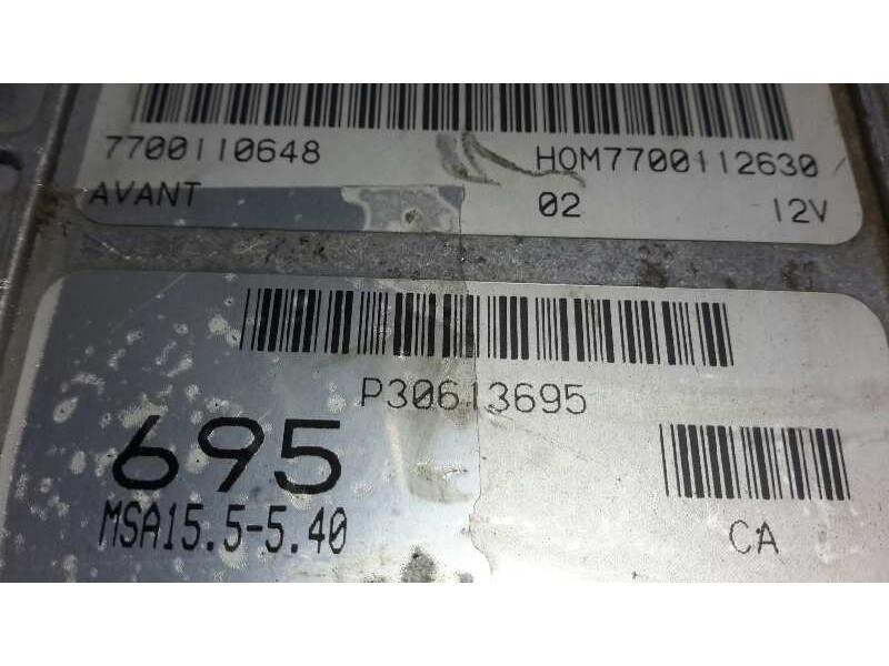 Recambio de centralita motor uce para volvo v40 familiar 1.9 d referencia OEM IAM 0281001906 7700110648 HOM7700112630