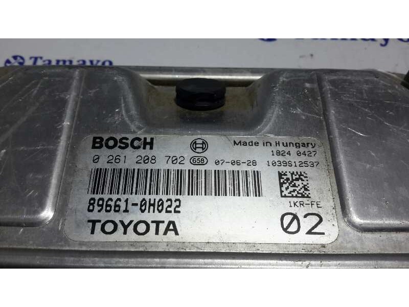 Recambio de centralita motor uce para peugeot 107 1.0 cat (384f) referencia OEM IAM 0261208702 1039S12537 896610H022
