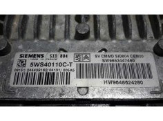 Recambio de centralita motor uce para citroën c3 1.4 hdi referencia OEM IAM 5WS40110CT SID804 9648624280 2