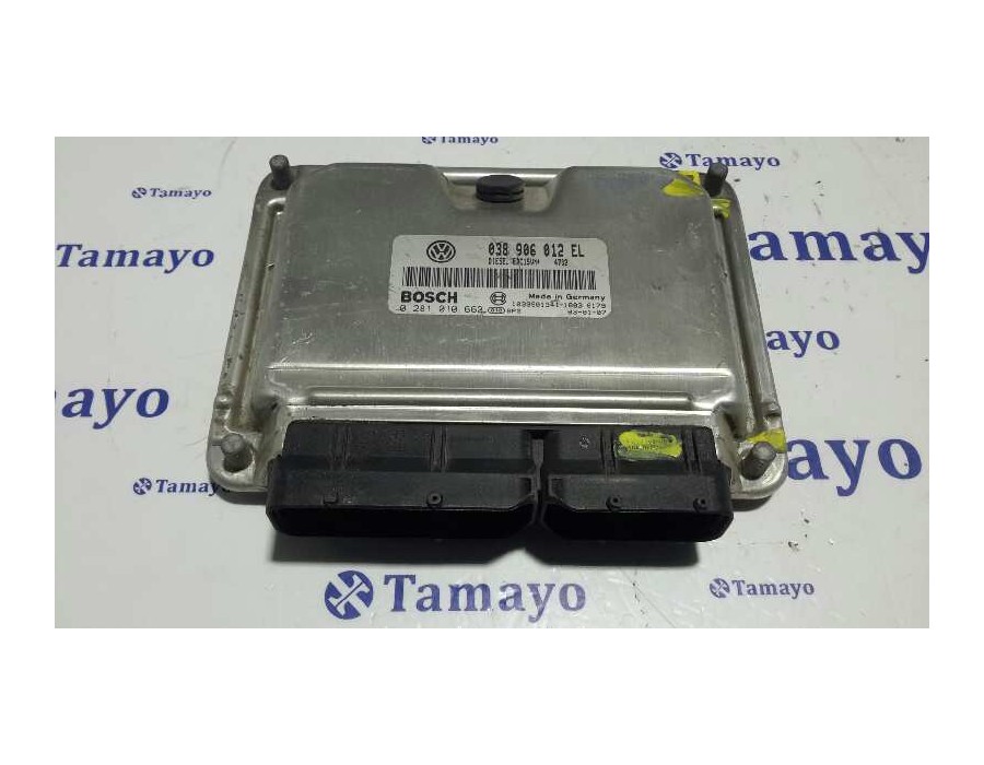 Recambio de centralita motor uce para volkswagen polo (9n1) 1.9 sdi referencia OEM IAM 0281010660 EDC15VM+ 038906012EL