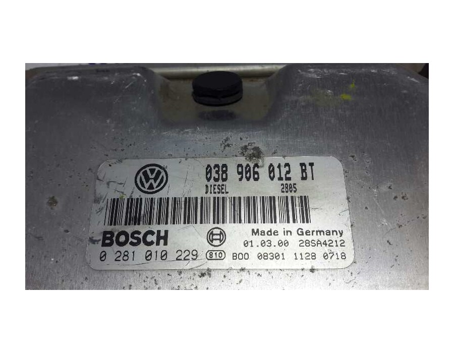 Recambio de centralita motor uce para seat leon (1m1) 1.9 tdi referencia OEM IAM 0281010229 28SA4212 038906012BT