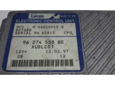 Recambio de centralita motor uce para peugeot 406 berlina (s1/s2) 2.1 turbodiesel cat referencia OEM IAM 9627453880 R04010019B  2