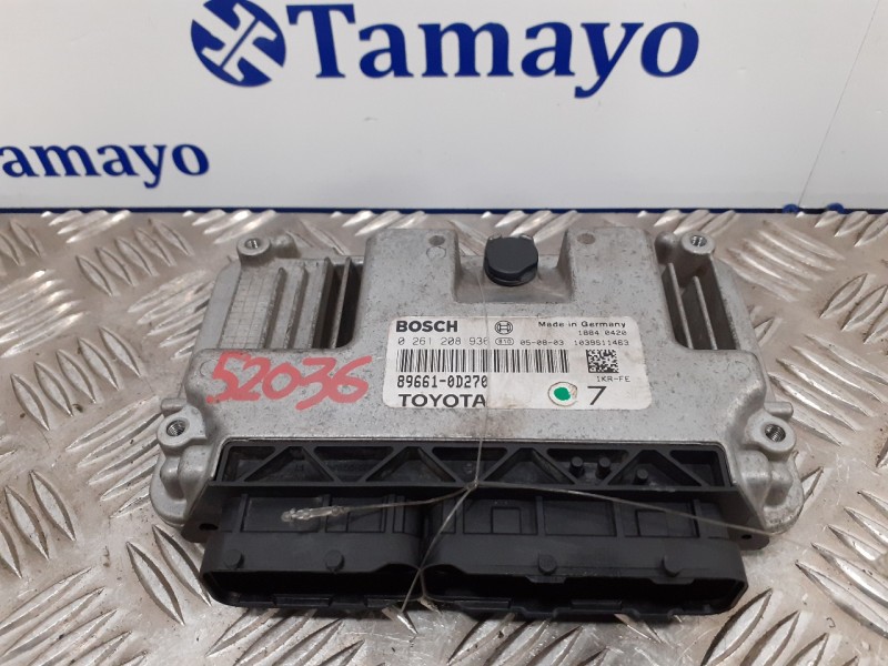 Recambio de centralita motor uce para toyota yaris (ksp9/scp9/nlp9) referencia OEM IAM 0261208936 1039S11463 896610D270