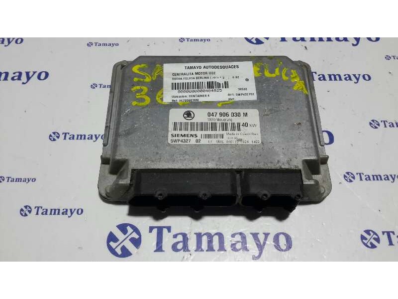 Recambio de centralita motor uce para skoda felicia berlina ( 791) 1.3 referencia OEM IAM 5WP432702  047906030M