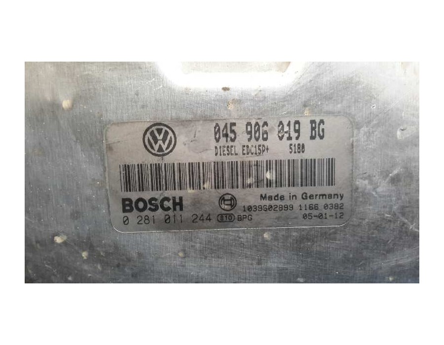 Recambio de centralita motor uce para seat ibiza (6l1) 1.4 16v referencia OEM IAM 0281011244 EDC15P+ 045906019BG