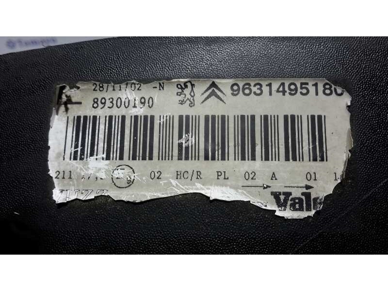 Recambio de faro izquierdo para citroën xsara picasso referencia OEM IAM 9631495180  