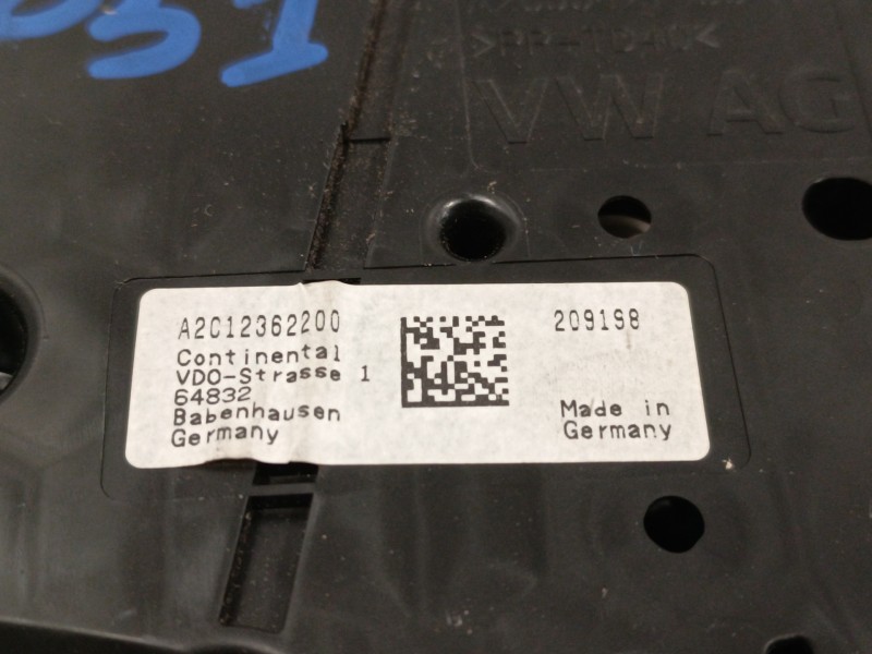 Recambio de cuadro instrumentos para seat ateca (kh7) 1.6 tdi referencia OEM IAM 5F0920741E A2C12362200 5F0260203
