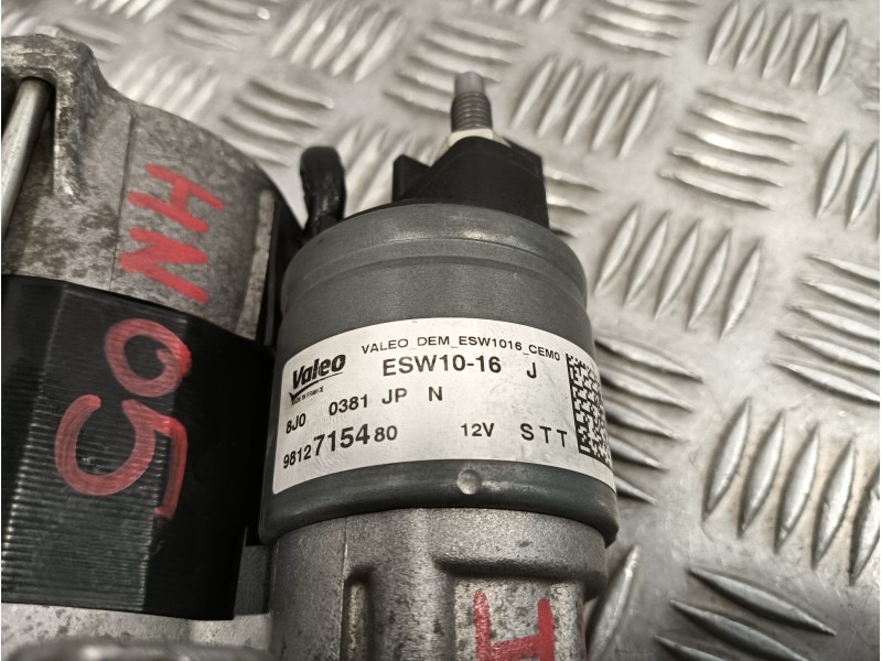 Recambio de motor arranque para opel corsa f corsa f referencia OEM IAM 9812715480  