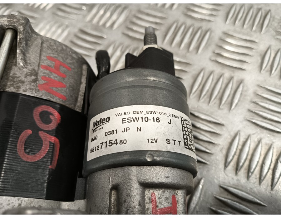 Recambio de motor arranque para opel corsa f corsa f referencia OEM IAM 9812715480  