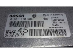 Recambio de centralita motor uce para peugeot 307 break / sw (s1) 2.0 hdi cat referencia OEM IAM 0281010935 EDC15C2 9650221480 2