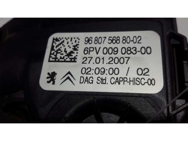 Recambio de potenciometro pedal para citroën c3 1.4 e-hdi fap referencia OEM IAM 9680756880  6PV009083