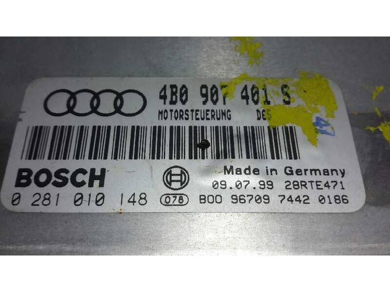 Recambio de centralita motor uce para audi a6 berlina (4b2) referencia OEM IAM 0281010148 28RTE471 4B0907401S