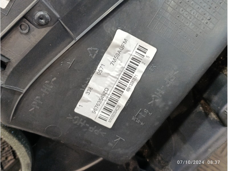 Recambio de guarnecido puerta trasera derecha para peugeot 2008 (--.2013) 1.2 12v e-thp referencia OEM IAM 96763549ZD  