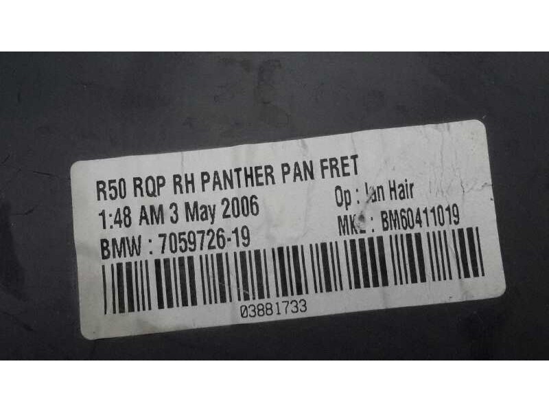 Recambio de tapizado puerta trasero derecho para bmw mini (r50,r53) referencia OEM IAM 7059726  