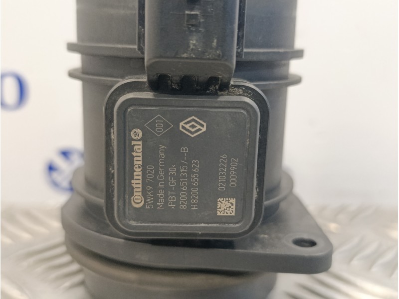 Recambio de caudalimetro para nissan qashqai (j10) 1.5 turbodiesel cat referencia OEM IAM 8200651315B 5WK97020 H8200655623
