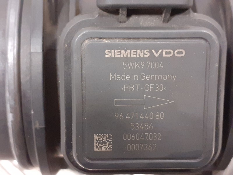 Recambio de caudalimetro para citroën c2 1.4 hdi referencia OEM IAM 9647144080  