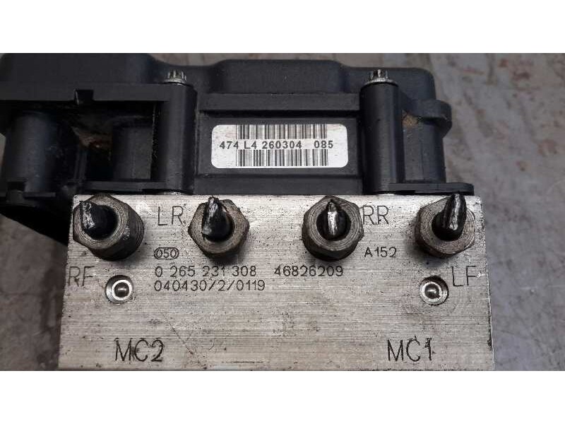 Recambio de abs para fiat idea (135) 1.9 jtd cat referencia OEM IAM 0265231308 0265800304 46826209