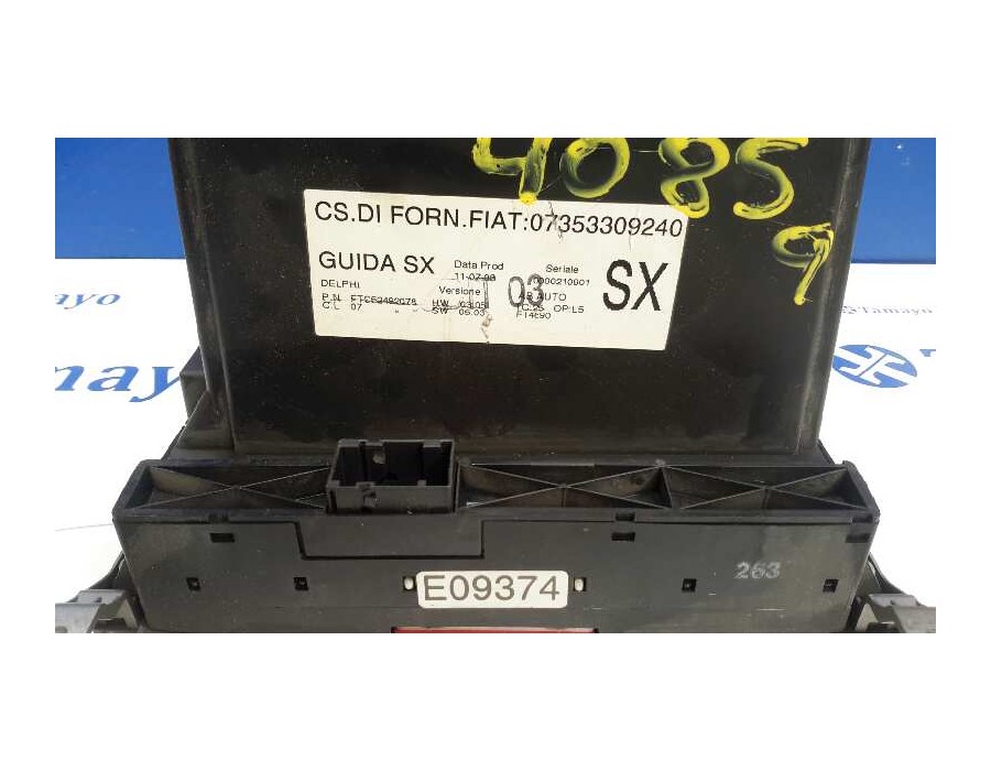 Recambio de mando calefaccion / aire acondicionado para alfa romeo 147 (190) 1.9 jtd cat referencia OEM IAM 07353309240  