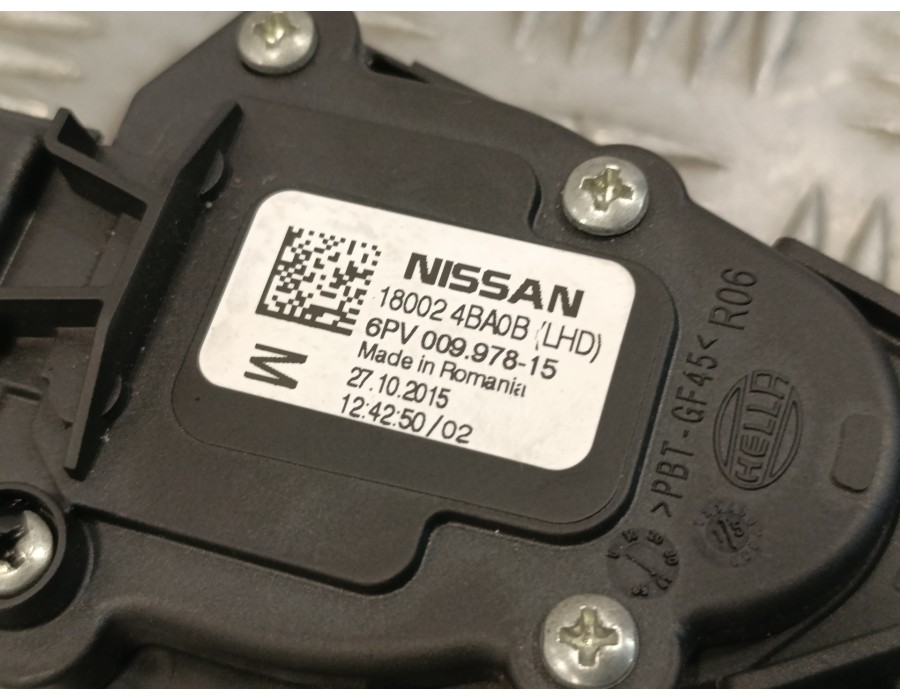 Recambio de pedal acelerador para nissan qashqai (j11) 1.6 dci turbodiesel cat referencia OEM IAM 180024BA0B  6PV00997815
