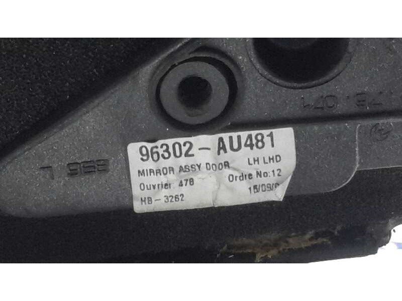Recambio de retrovisor electrico izquierdo para nissan primera berlina (p12) referencia OEM IAM 96302AU481  