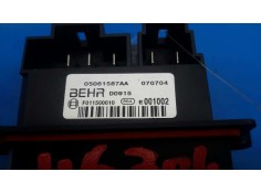 Recambio de resistencia calefaccion para chrysler sebring berlina (jr41) 2.7 limited referencia OEM IAM 05061587AA  F011500010 2