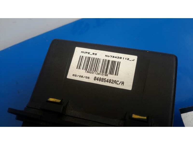 Recambio de resistencia calefaccion para chrysler sebring berlina 2.0 crd cat referencia OEM IAM 04885482ACA  73420112J