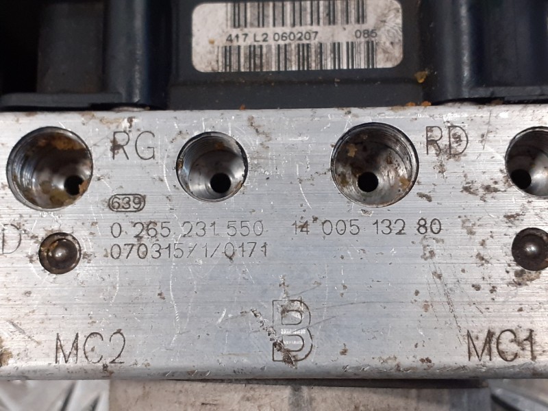 Recambio de abs para citroën jumpy 2.0 hdi cat (rhk / dw10uted4) referencia OEM IAM 0265231550 0265800427 1400513280