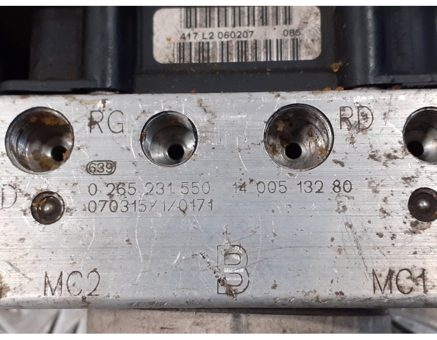 Recambio de abs para citroën jumpy 2.0 hdi cat (rhk / dw10uted4) referencia OEM IAM 0265231550 0265800427 1400513280