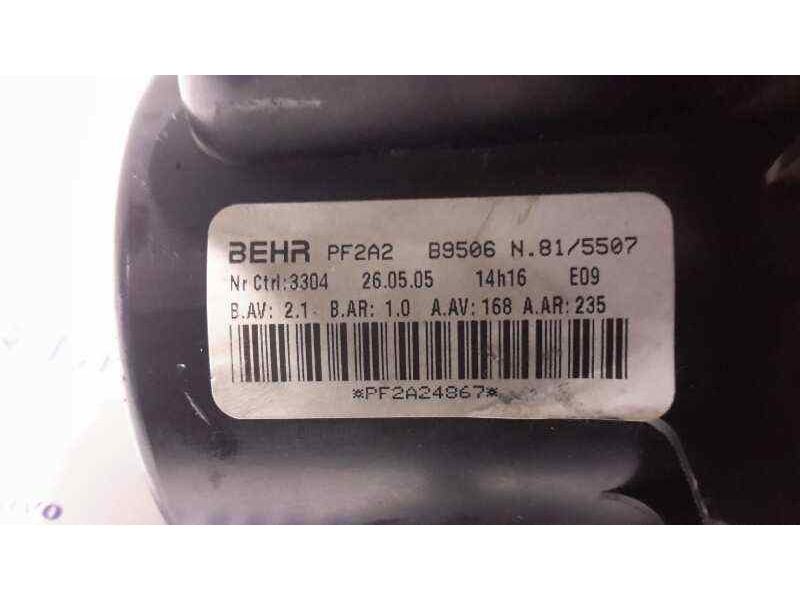 Recambio de motor calefaccion para peugeot 307 (s1) 1.6 16v cat referencia OEM IAM PF2A2B9506  