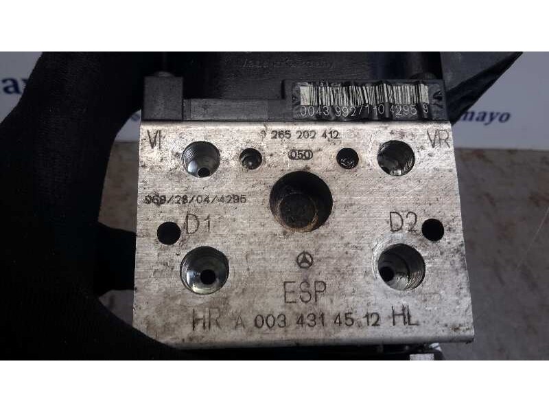 Recambio de abs para mercedes-benz clase a (w168) 1.4 cat referencia OEM IAM A0034314512  0265202412