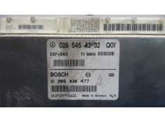 Recambio de centralita esp para mercedes-benz clase a (w168) 1.4 cat referencia OEM IAM 0295454232Q01 0265109477 0295454232 2