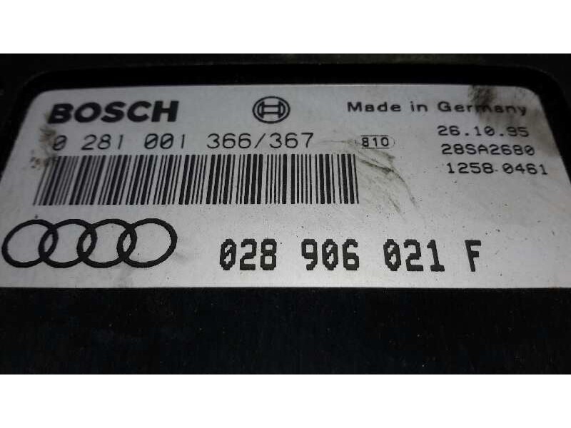 Recambio de centralita motor uce para audi a4 berlina (b5) 1.9 tdi referencia OEM IAM 0281001366  028906021F