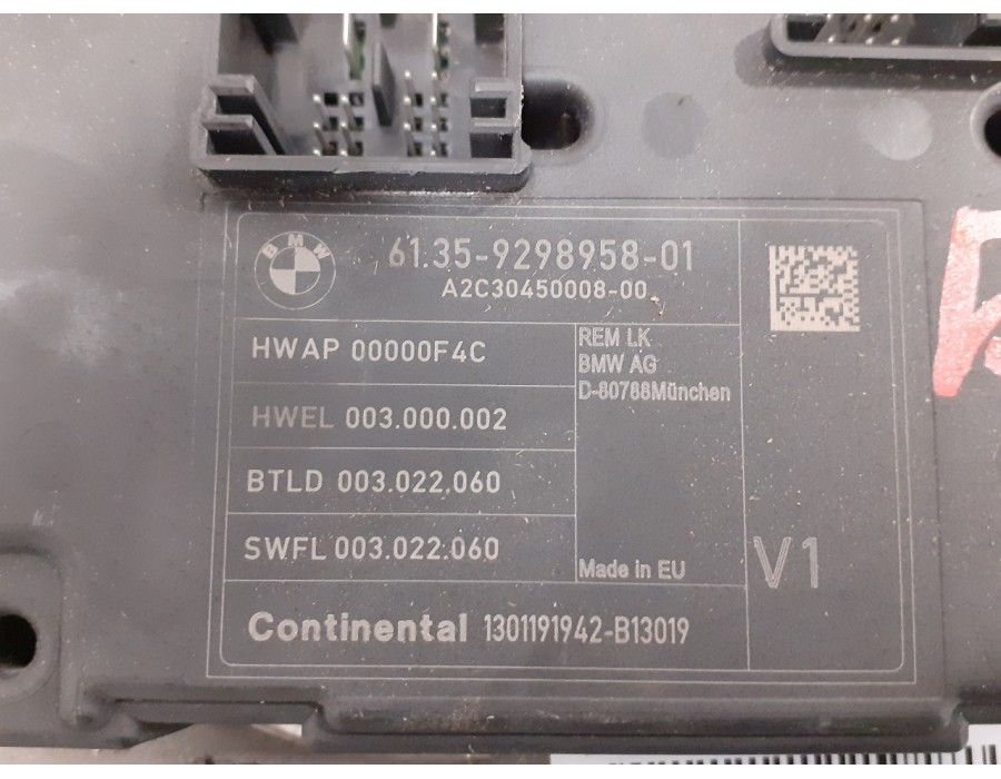 Recambio de caja reles / fusibles para bmw serie 3 touring (f31) 2.0 turbodiesel referencia OEM IAM 61359298958  A2C30450008